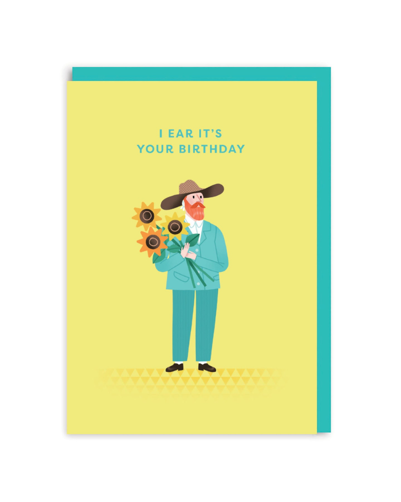 Van Gogh Ear Birthday Card