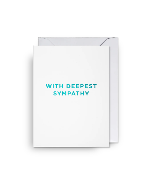 With Deepest Sympathy Mini Greeting Card