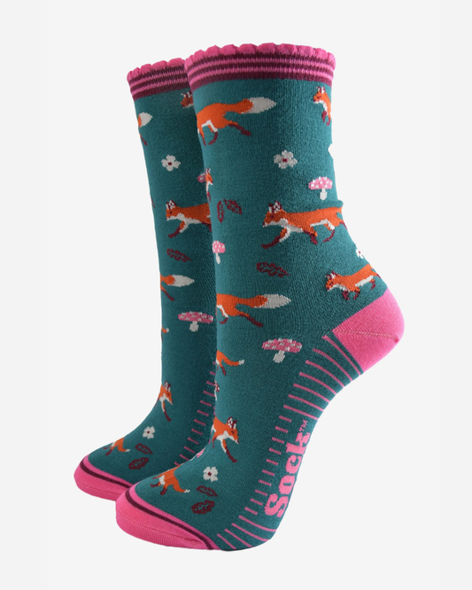 Woodland Fox Unisex Socks