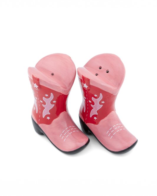 Cowboy Boot Shaped Salt & Pepper Set