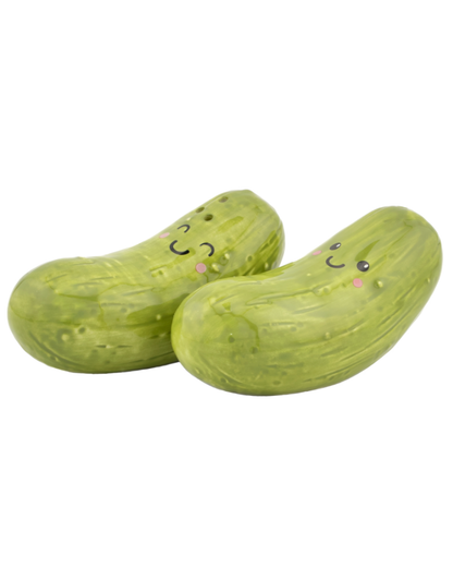 Pickle Salt and Pepper Shakers