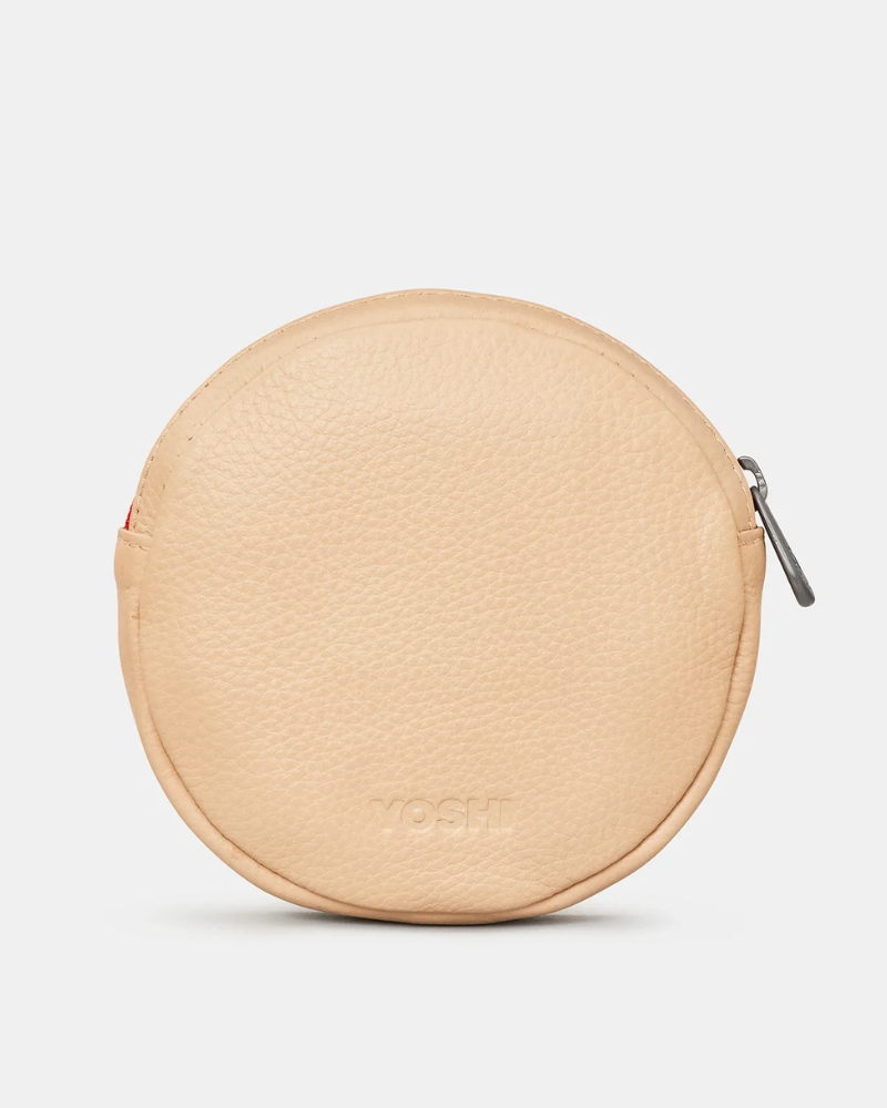 Jammy Dodger Real Leather Round Zip Purse