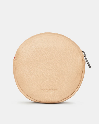 Jammy Dodger Real Leather Round Zip Purse