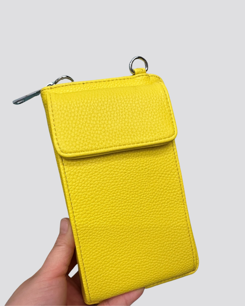 Travel Vegan Leather Crossbody Bag Assorted Colours