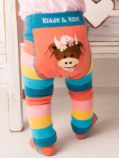 Bonnie Highland Cow Leggings 6-12 Months