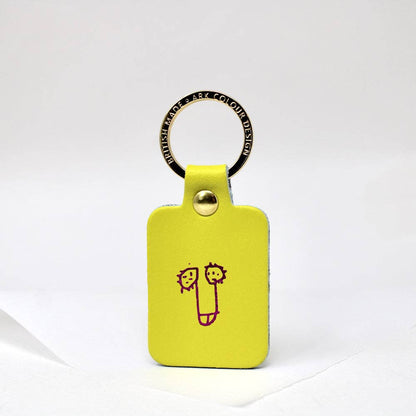 Willy Key Fob Bright Yellow