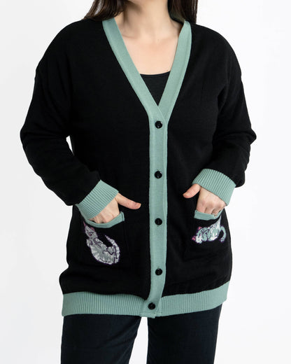 Purrfect Cats Long Cardigan Rebel Romance x Abi Perry