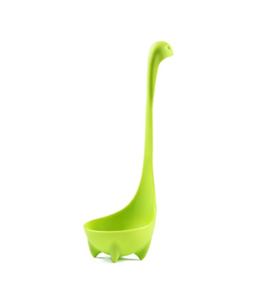 Nessie Dinosaur Ladle Soup Spoon Green