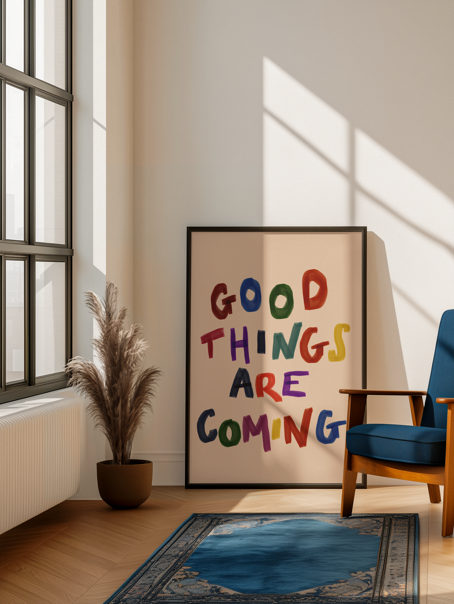 Good Things Are Coming A4 Print
