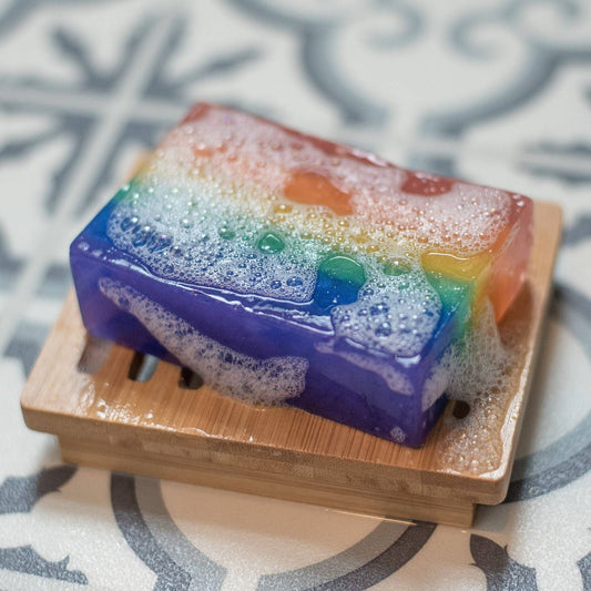 Scottish Pride Handmade Soap Slice