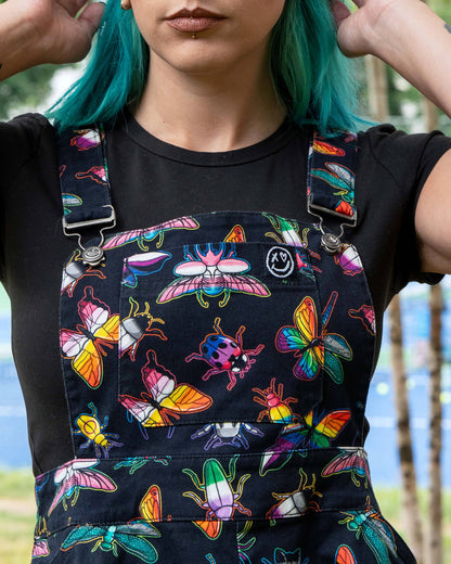 Pride Bugs Flared Pinafore Dress
