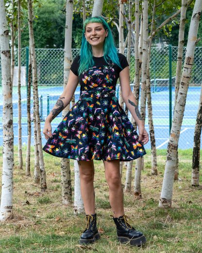 Pride Bugs Flared Pinafore Dress