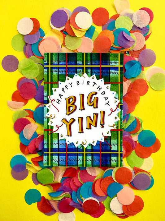 Happy Birthday Big Yin! Scottish Birthday Card