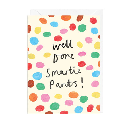 Well Done Smartie Pants Greeting Card