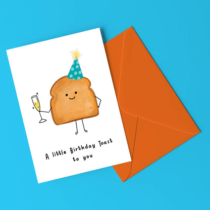 A Little Birthday Toast Card