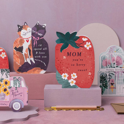 Mom Sweet Strawberry Card
