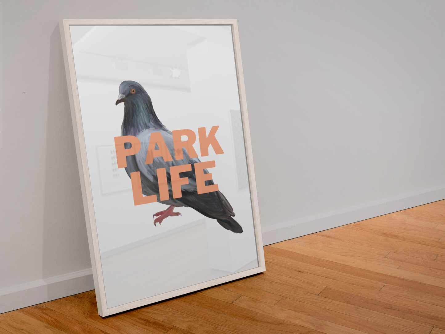 Park Life Pigeon A4 Print