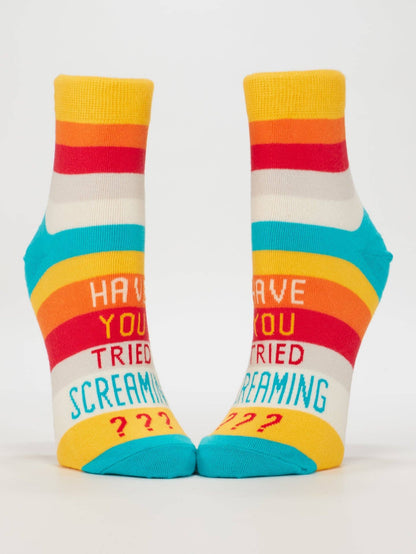 Have You Tried Screaming??? Women's Ankle Socks