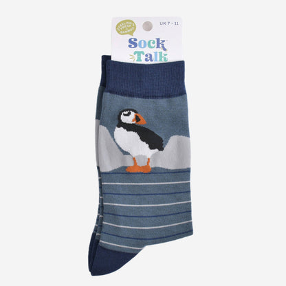 Puffin Stripes Unisex Socks