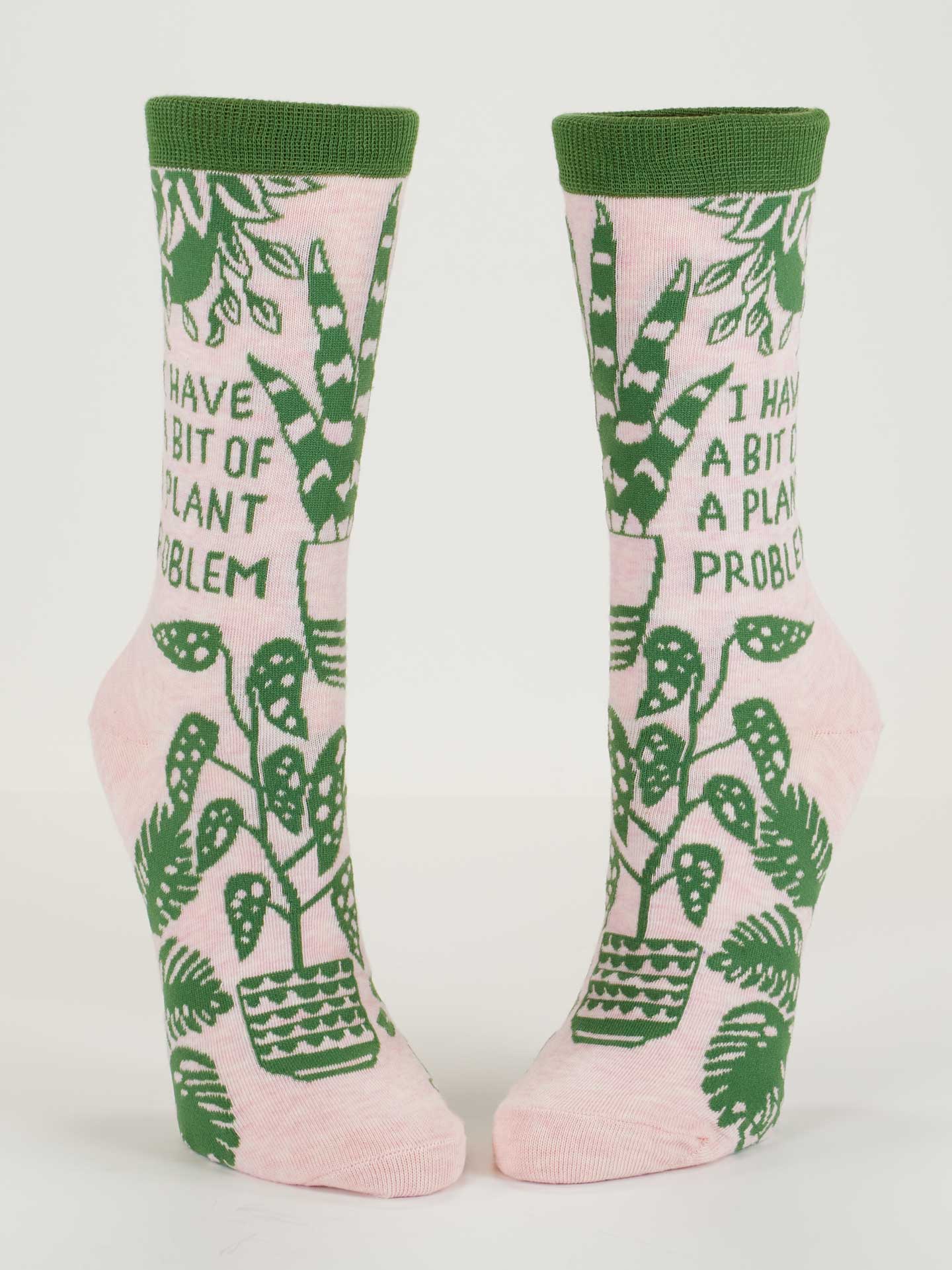I Have A Bit Of A Plant Problem Crew Socks
