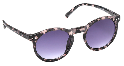 Bordeaux Round Resin Unisex Sunglasses