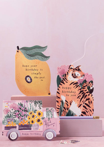 Lemon Zest Birthday Card