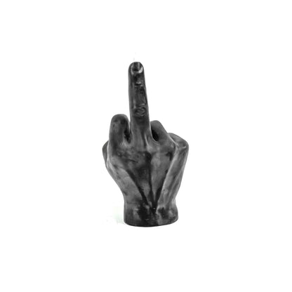 Middle finger Candle Black