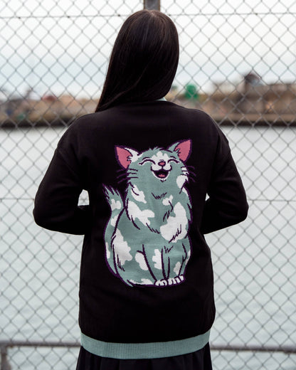 Purrfect Cats Long Cardigan Rebel Romance x Abi Perry