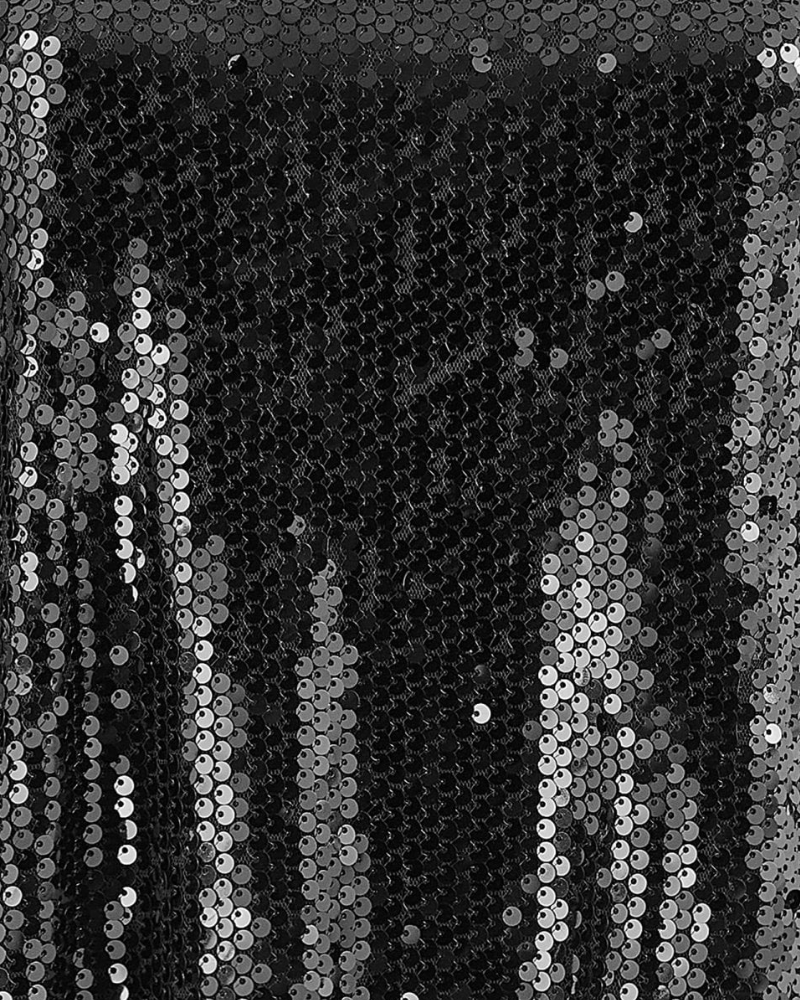 Sequinned Tunic Dress With Balloon Sleeves By Yumi
