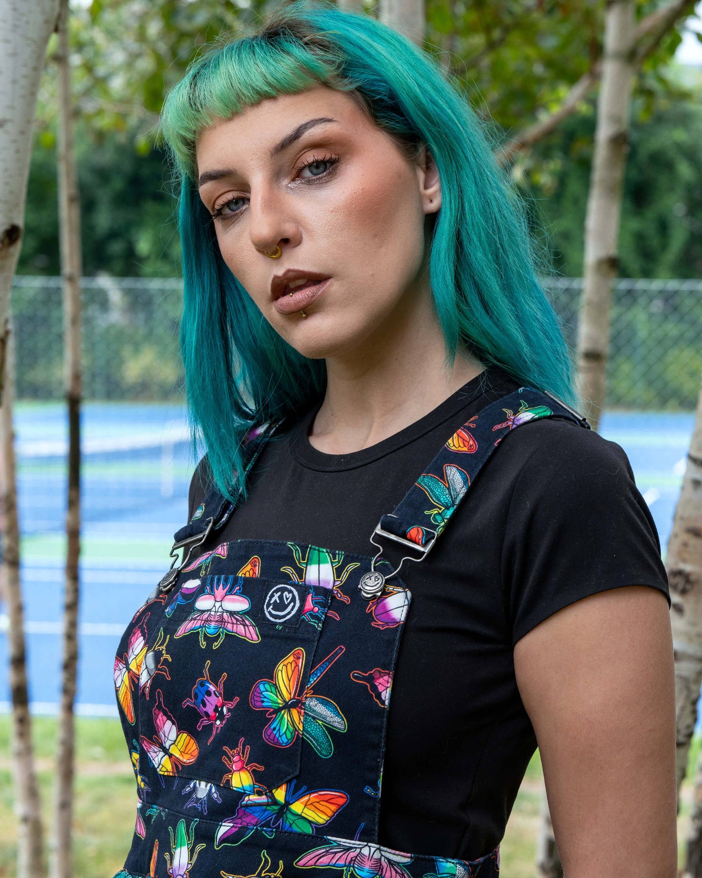 Pride Bugs Flared Pinafore Dress