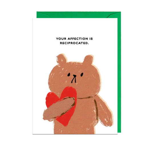 Affection Reciprocated Funny Greeting Card