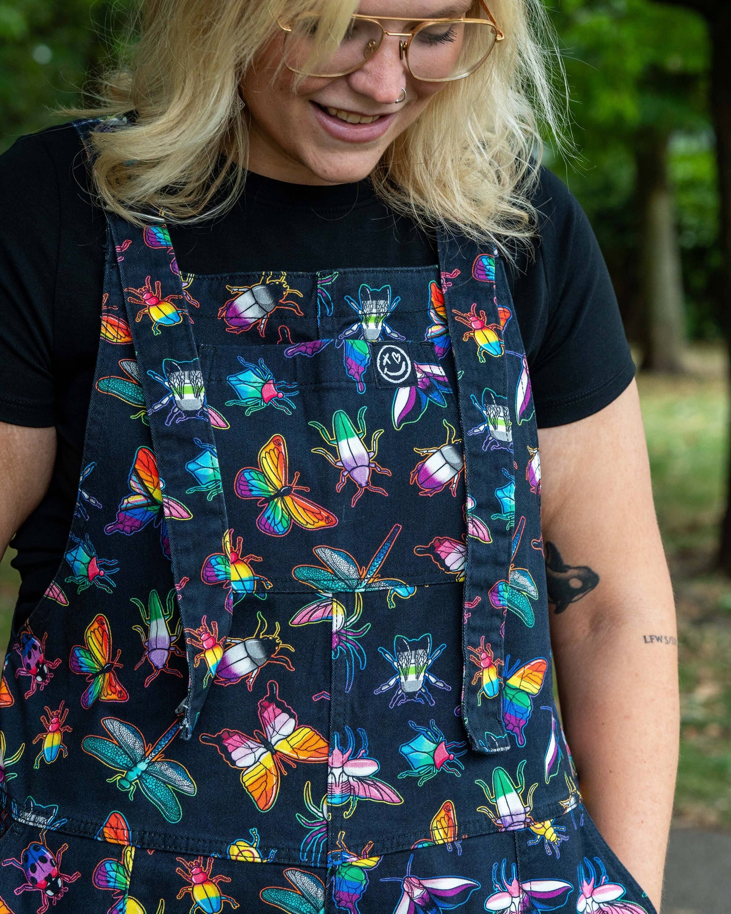 Pride Bugs Unisex Stretch Dungarees