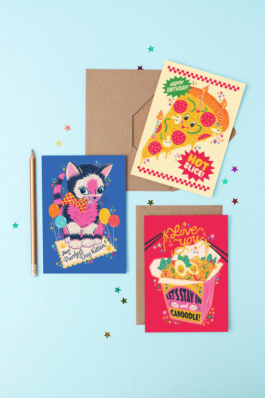 Purrfect Kitten Birthday Card