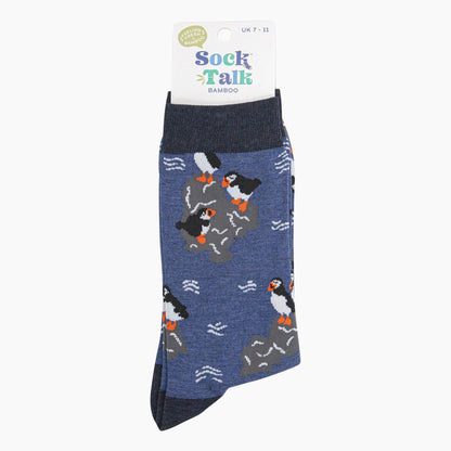 Puffins On Rocks Unisex Socks
