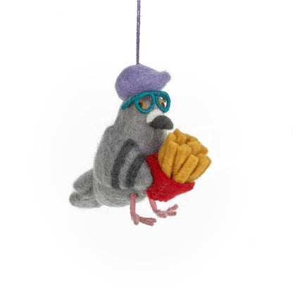 McPigeon Hanging Handmade Felt Decoration