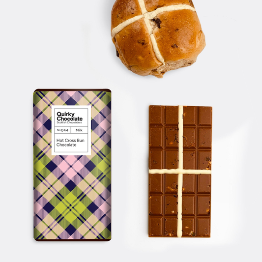 Hot Cross Bun Milk Chocolate Bar