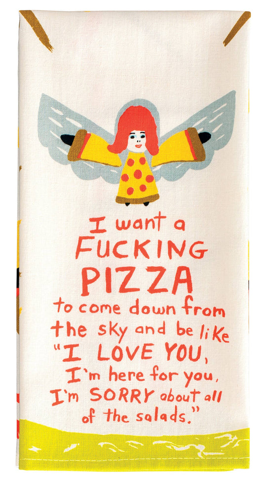 Fucking Pizza Kitchen Dish Towel