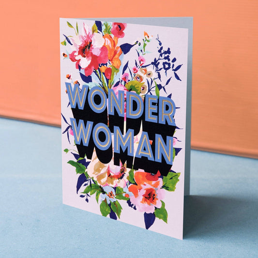Wonder Woman Mother's Day Greeting Card