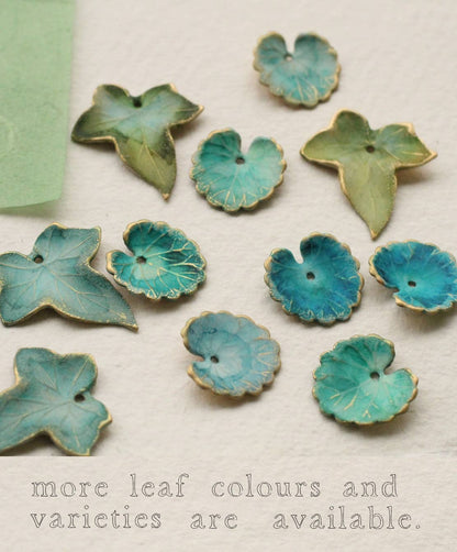 Turquoise Leaf Earrings