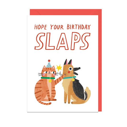 Birthday Slaps Greeting Card