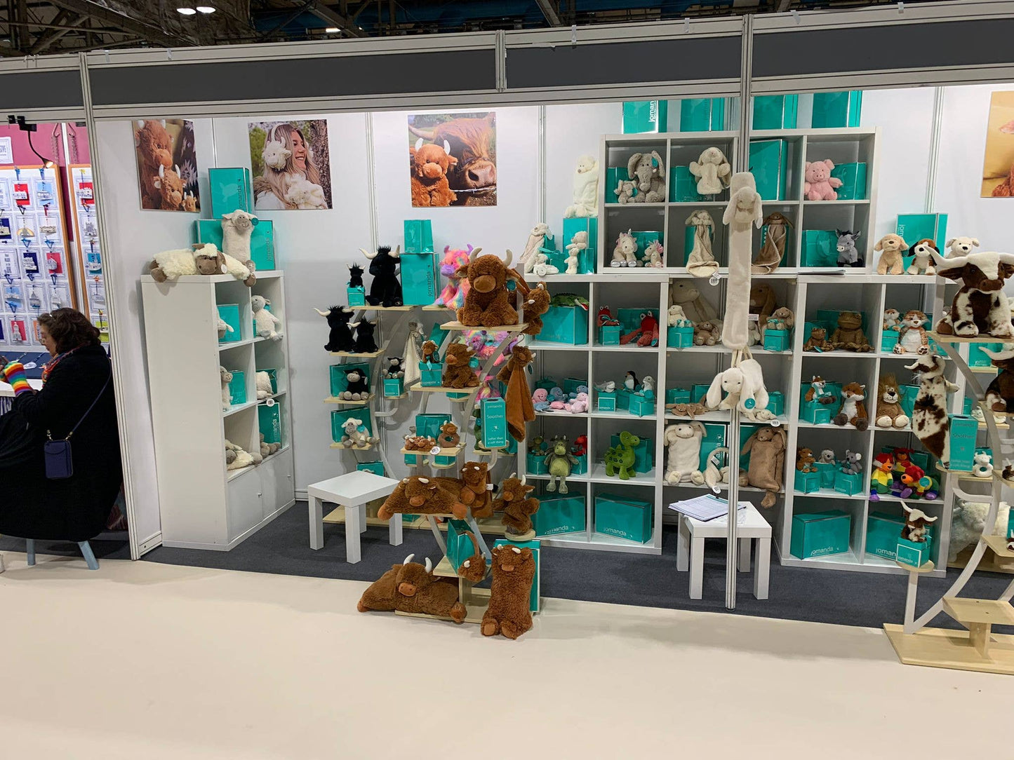 Highland Cow Plush Baby Slippers