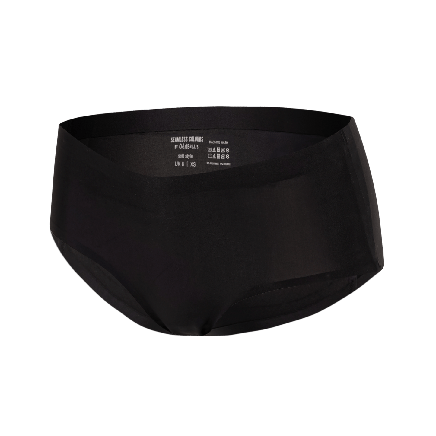 Classic Black Seamless Full Briefs