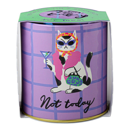 Not Today Cat Hijinx Socks in a Tin