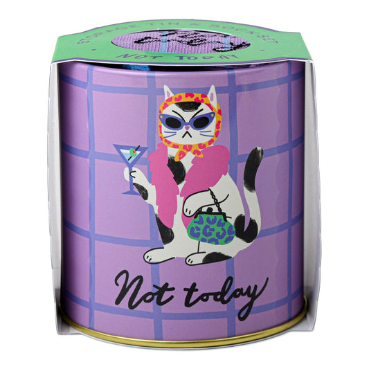Not Today Cat Hijinx Socks in a Tin