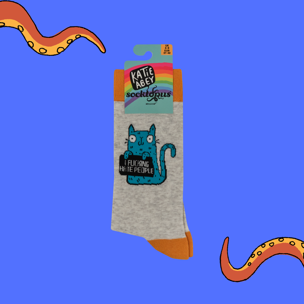 I Fucking Hate People Socks