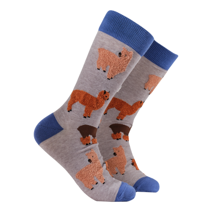 Fluffy Alpaca Socks Small