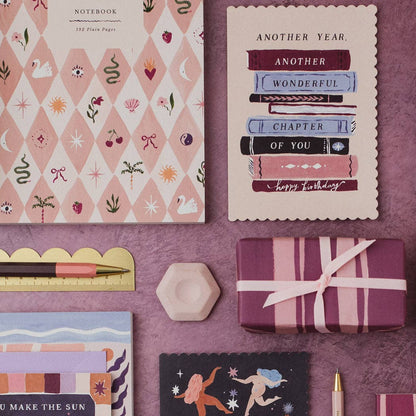 Bookish Birthday Card