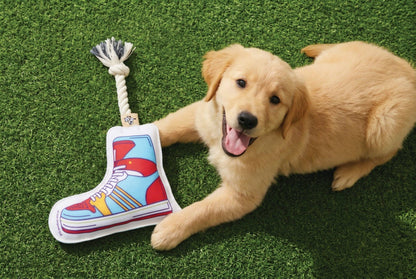 High Top Sneaker Pet Toy Rope By Speckle And Spot