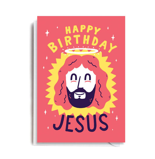 Happy Birthday Jesus Christmas Card