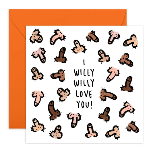 I WILLY LOVE YOU Funny Card